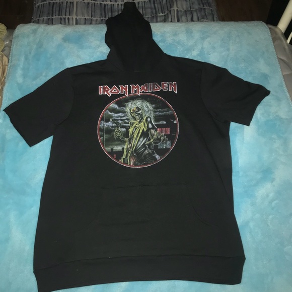 Hot Topic Tops - Iron Maiden Hoodie Shirt